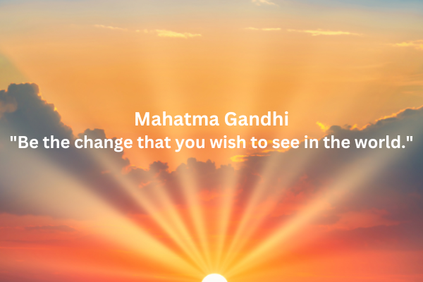 Mahatma Gandhi Calendar Quote Image