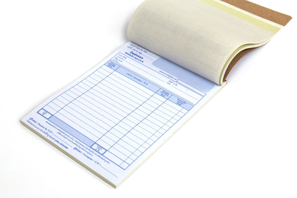 Invoice and Receipt Books - Leaderpress Printing Services Osborne Park